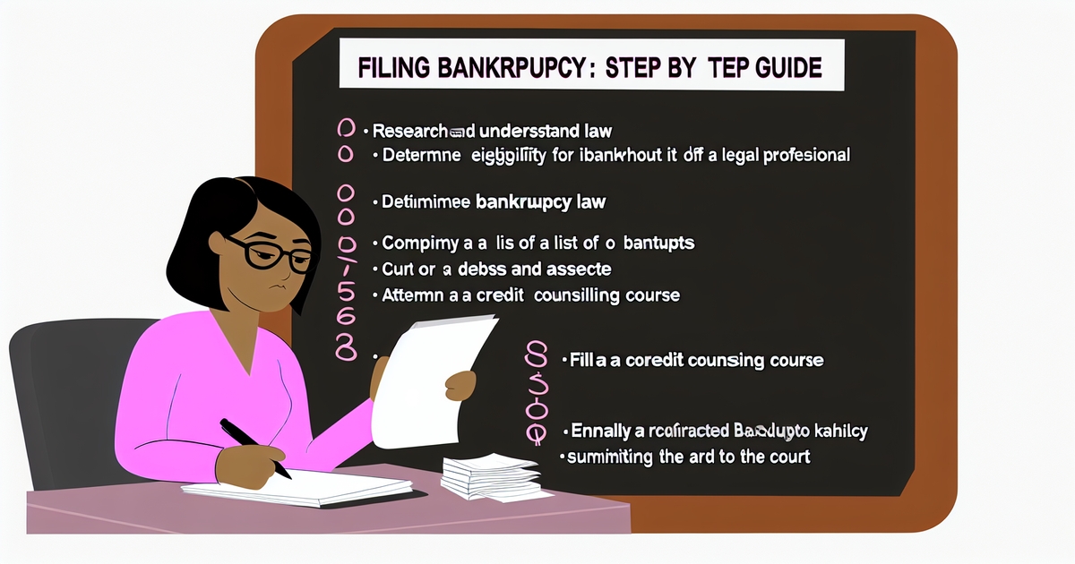 File Bankruptcy Without a Lawyer: A Step-by-Step Guide