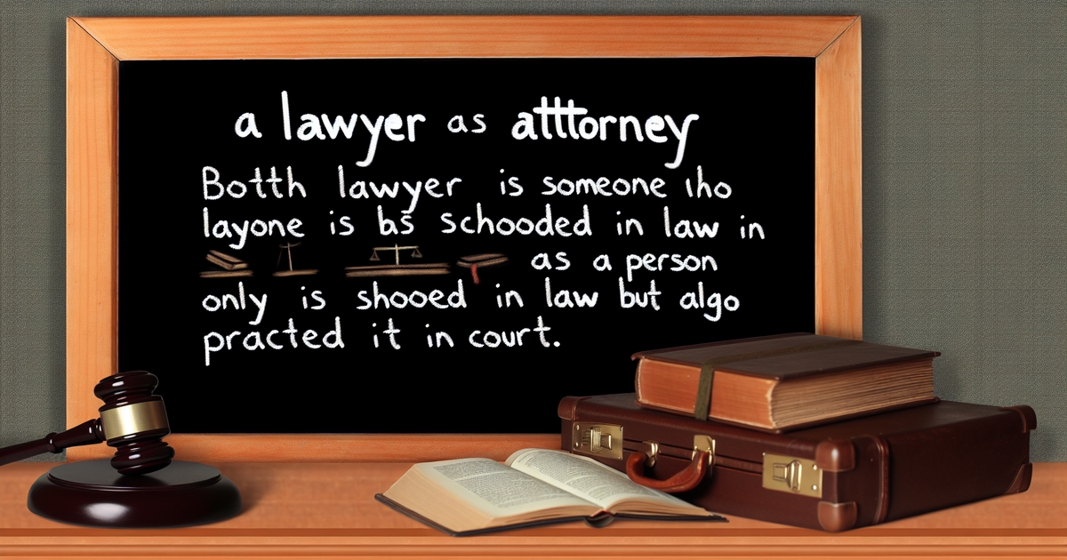 What's the Difference Between a Lawyer and an Attorney? Explained